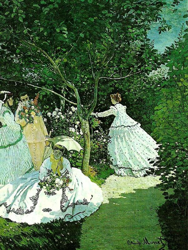 Claude Lorrain women in a garden china oil painting image